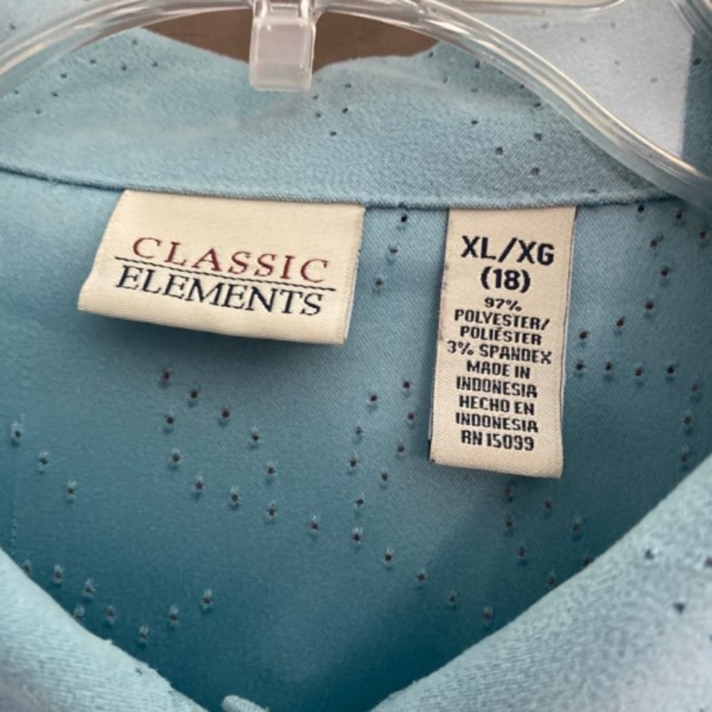 Classic Elements Blouse Size Extra Large - image 4